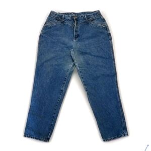 Rocky Mountain Rockies Jeans 36x30.5 High Rise Tapered Mom Fit Vintage 90s USA
